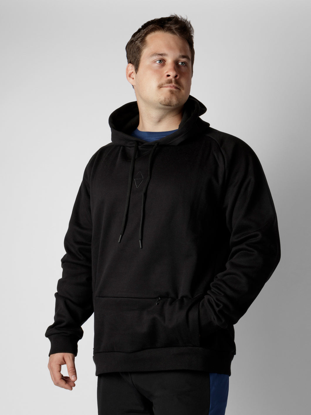 Black hoodie with zipper pockets new arrivals